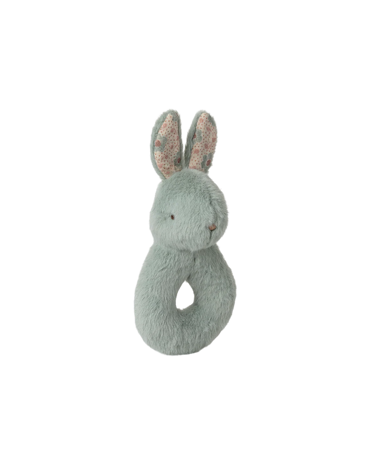 Coffret hochet lapin menthe - Maileg