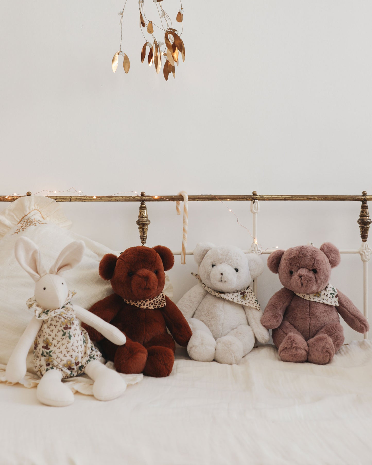 PAMPLEMOUSSE x EMILE ET IDA ecru bear plush