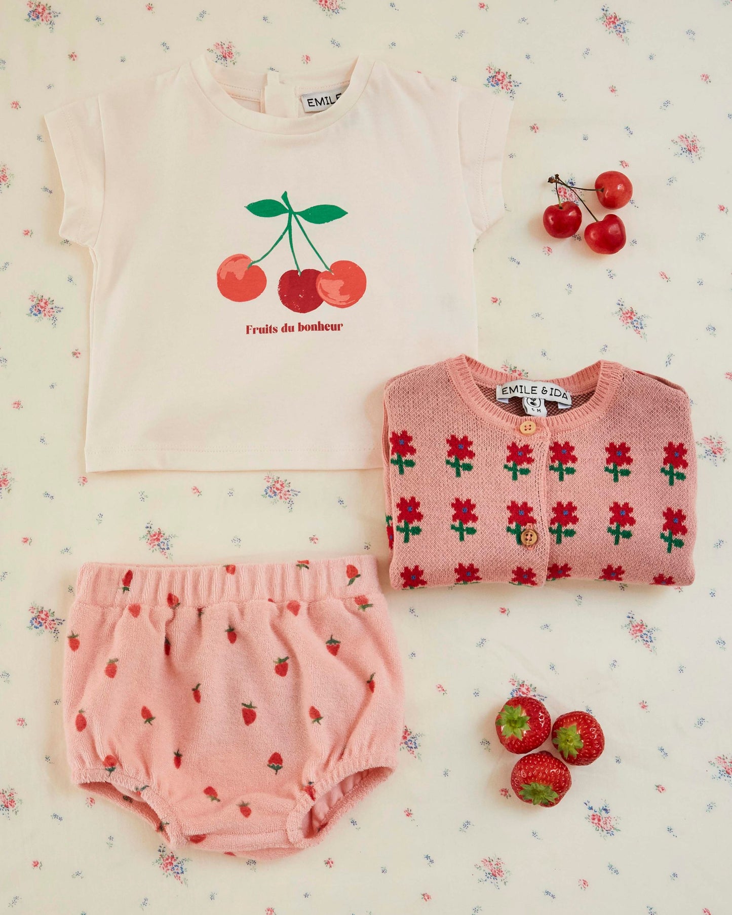 Bloomer - Éponge fraises rose