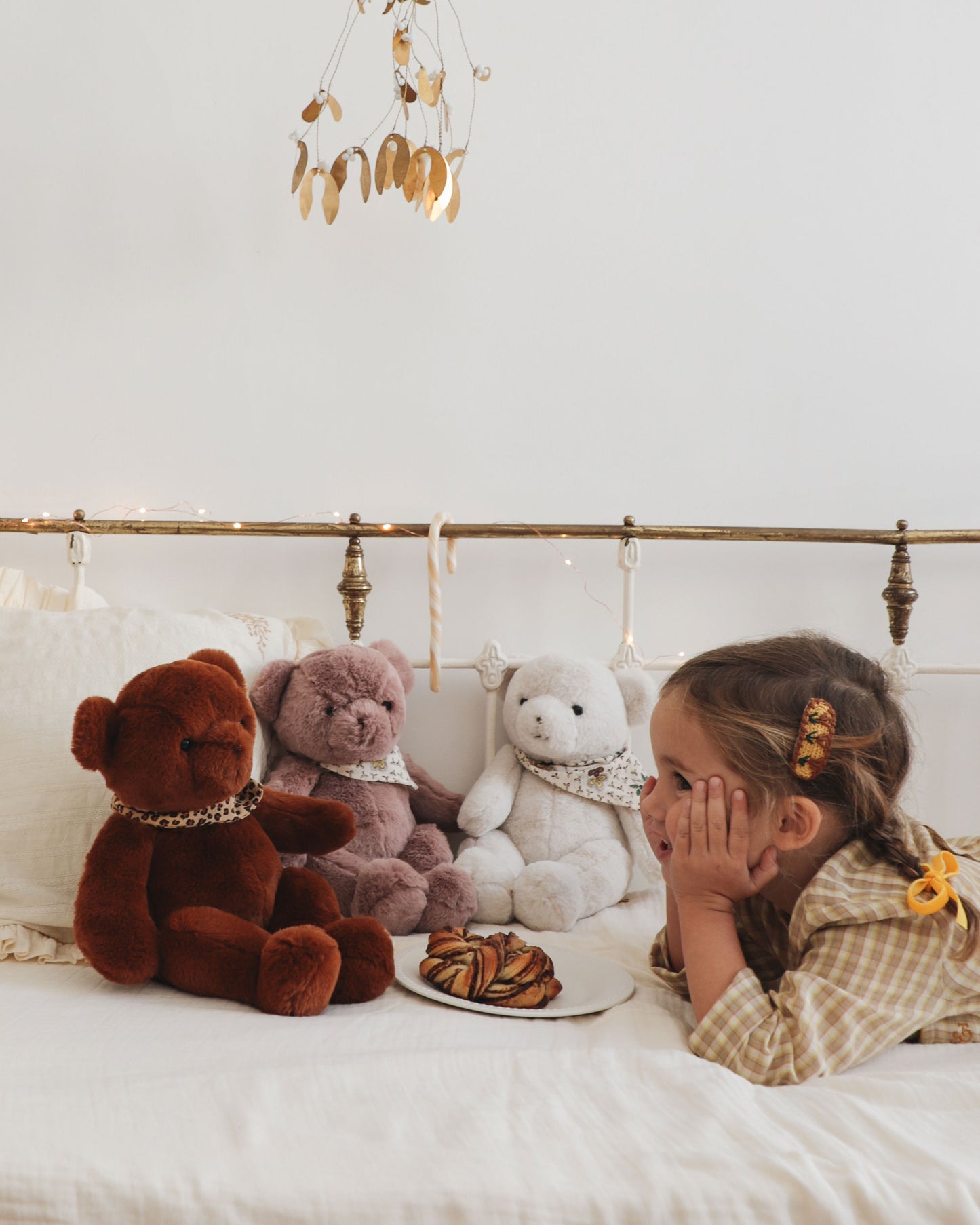 Purple bear plush PAMPLEMOUSSE x EMILE ET IDA