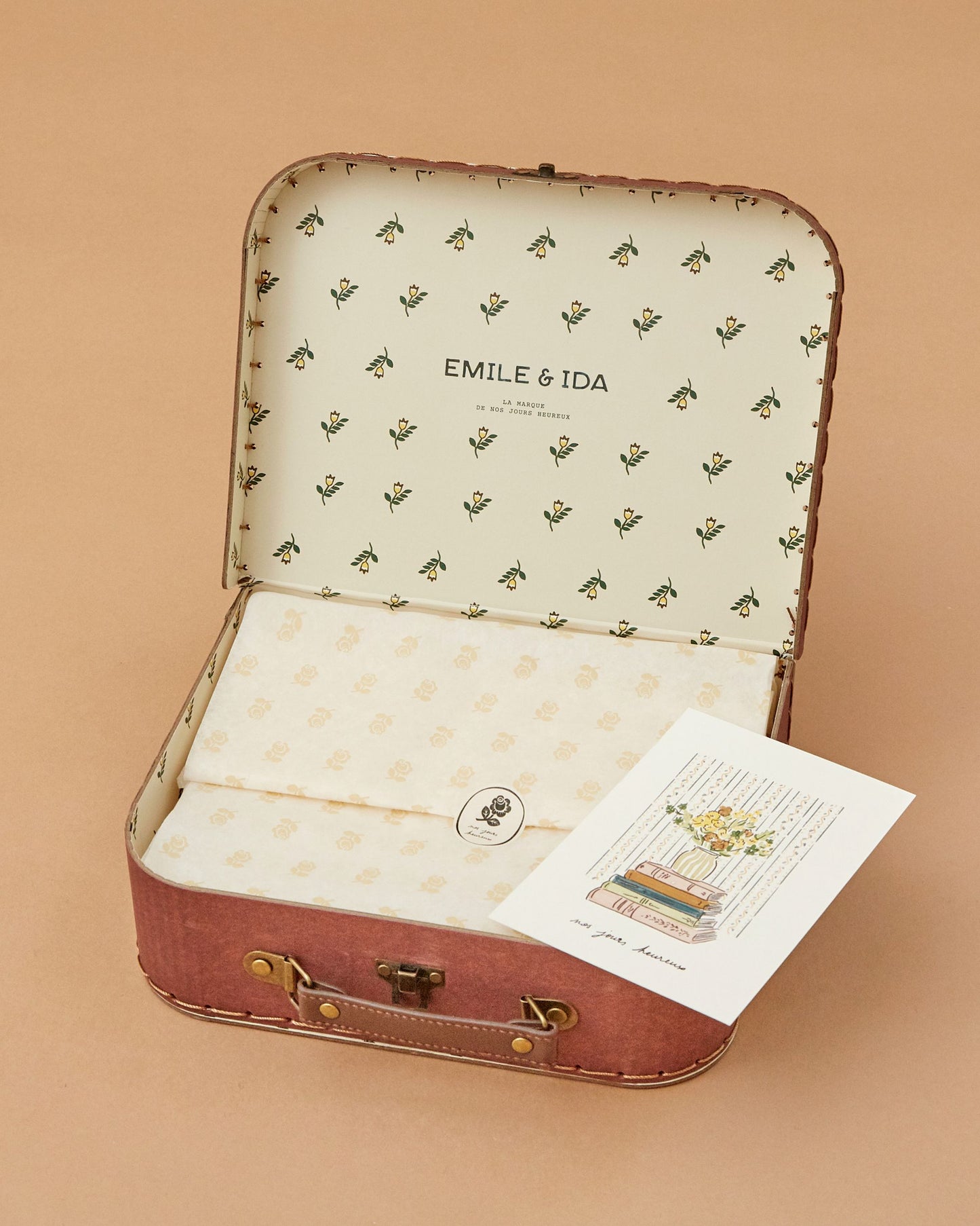 Suitcase giftbox - Brown
