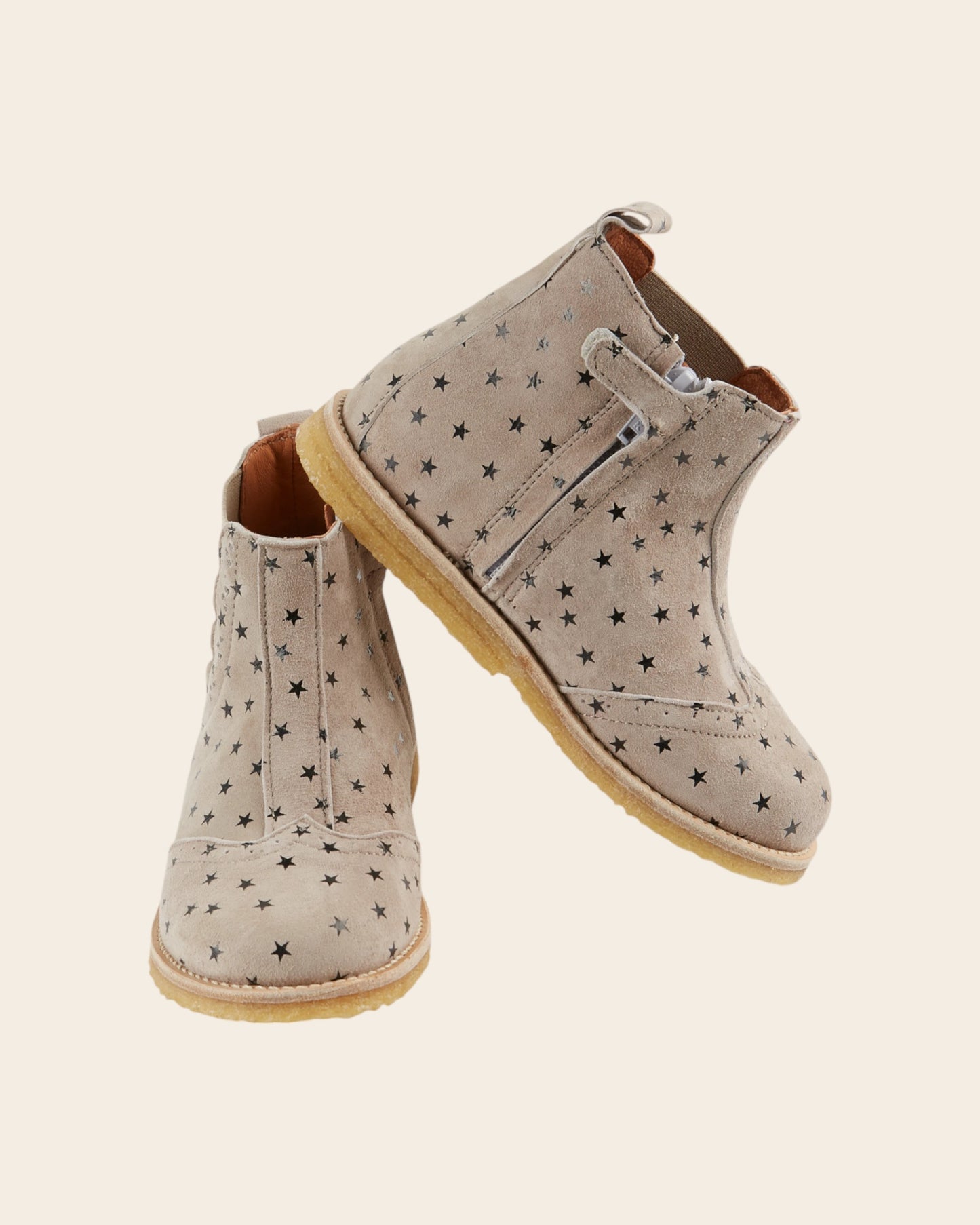 gray star elasticated boots