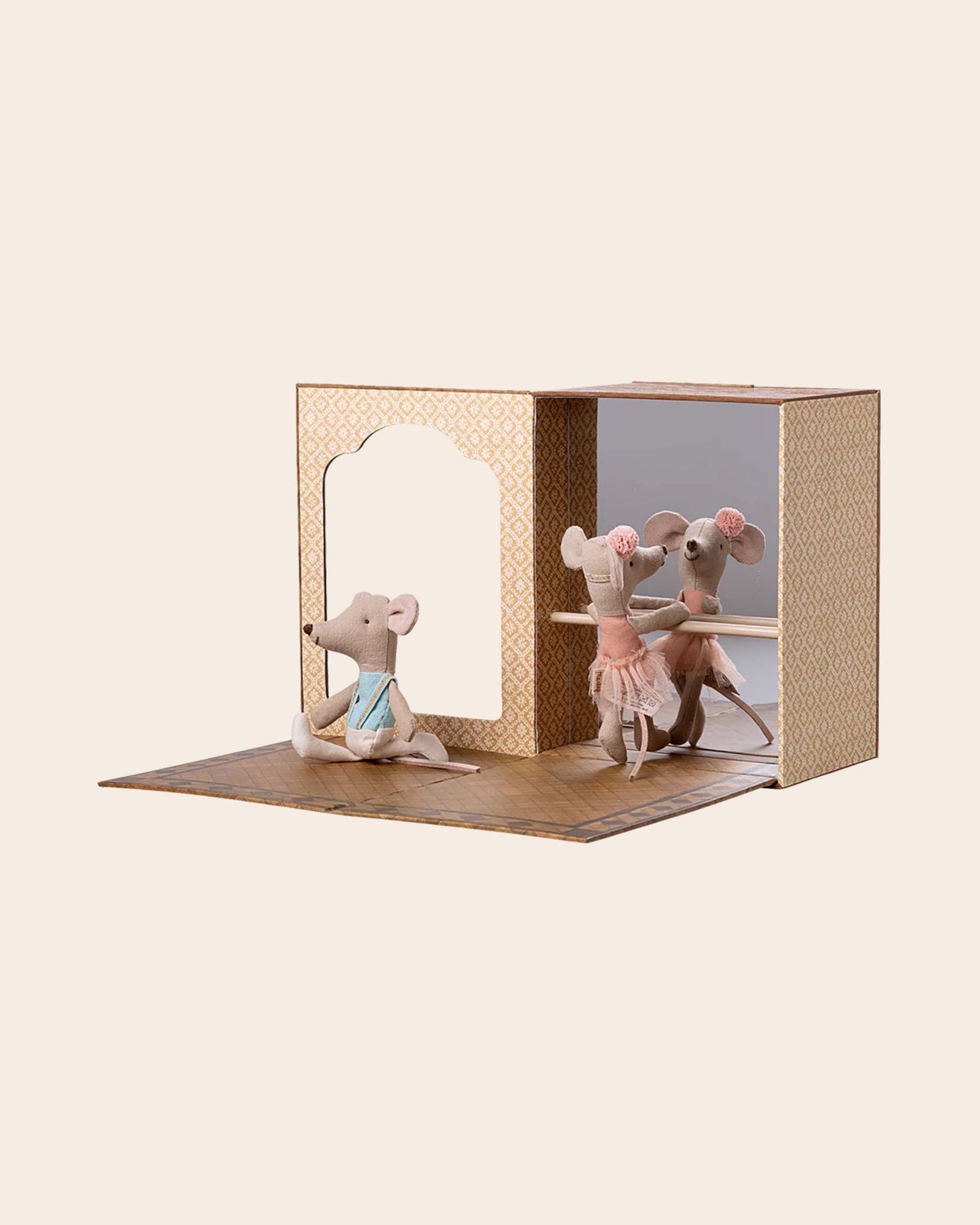 Studio dance frère et soeur beige - Maileg