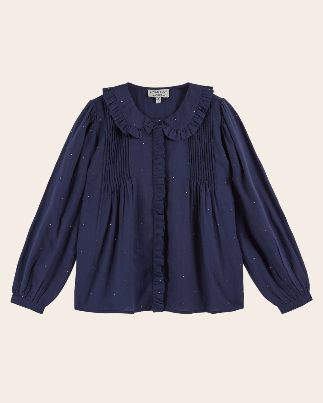 Blouse - Volanté mukesh navy